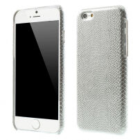 Tok gyíkbőr designos - Apple iPhone 6 / 6S - ezüst