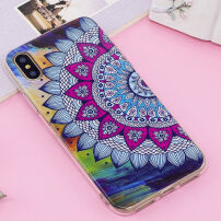 IMD éjjel világító fedél iPhone XS / iPhone X - mandala