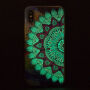 IMD éjjel világító fedél iPhone XS / iPhone X - mandala