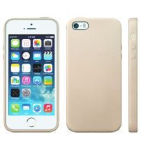 Fedél eredeti Apple dizájnban iPhone 5 / 5S / SE (2016) készülékre - bézs