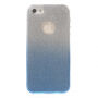 3 az 1-ben csillámos fedél iPhone 5 / 5S / SE (2016) készülékhez - kék