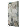 Pénztárcás borító állvánnyal - Apple iPhone 6 / 6S - Párizs és Eiffel