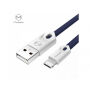 MCDODO USB szinkronizáló és töltő kábel Apple iPhone - 1m - kék
