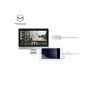 MCDODO USB kábel lightning / micro USB / USB-C konektorokkal Apple iPhone - 1m - fehér