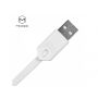 MCDODO USB kábel lightning / micro USB / USB-C konektorokkal Apple iPhone - 1m - fehér