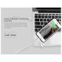 MCDODO USB kábel lightning / micro USB / USB-C konektorokkal Apple iPhone - 1m - fehér
