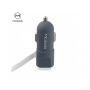 MCDODO 3 az egyben autótőltő lightning / micro USB konektorokkal és két USB porttal Apple iPhone / iPad / iPod - 1,2 m - fehér