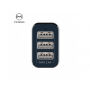 MCDODO autótöltő három porttal (5V / 5.2A) Apple iPhone / iPad / iPod - szürke