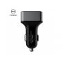 MCDODO autótöltő két hagyományos porttal és egy gyorstöltő porttal (3.4A) Apple iPhone / iPad / iPad - szürke