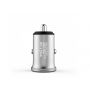 MCDODO autótöltő két USB porttal Apple iPhone / iPad / iPod - ezüst