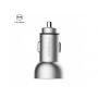 MCDODO autótöltő két porttal (5V / 3.4A) és LED kijelzővel Apple iPhone / iPad / iPod - ezüst