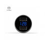 MCDODO autótöltő két porttal (5V / 3.4A) és LED kijelzővel Apple iPhone / iPad / iPod - ezüst
