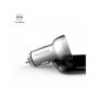 MCDODO autótöltő két porttal (5V / 3.4A) és LED kijelzővel Apple iPhone / iPad / iPod - ezüst