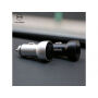 MCDODO autótöltő két porttal (5V / 3.4A) és LED kijelzővel Apple iPhone / iPad / iPod - ezüst