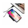 MCDODO vezeték nélküli négyzetes töltő / állvány Apple iPhone - fekete