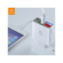 MCDODO töltő három USB porttal és digitális kijelzővel Apple iPhone / iPad / iPod - fehér