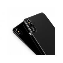 MCDODO védő tok alumínium réteggel a fénykezőgép védelmére Apple iPhone XS / iPhone X - fekete