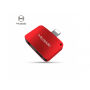 MCDODO lightning redukció és jack 3.5 konektor Apple iPhone - piros