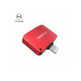 MCDODO lightning redukció és jack 3.5 konektor Apple iPhone - piros