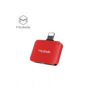 MCDODO redukció két lightning konektorral Apple iPhone - piros