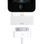 Cssökkentése / adapter 30pin konnektor lightning-re audio 3,5 mm jack konnektorral - iPhone 6 Plus / 6S Plus - fehér