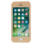 Edzett egész keretes tok védő üveget beleértve iPhone SE (2016) / 5S / 5 - arany