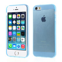 Átlátszó tok Apple iPhone S5 / 5S / SE (2016) - kék