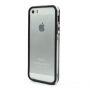 Borító / tok bumper Apple iPhone 5 / 5S / SE (2016) - fekete / átlátszó