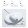 Joyroom JR-T13 vezeték nélküli fejhallgató töltőtokkal iPhone / iPad - fehér
