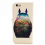 Tok rekeszekkel kártyára Apple iPhone 6 / 6S - Totoro