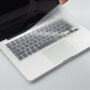 ENKAY műanyag védő borító billentyűzetre takarókkal a konektorokra MacBook Air 13" - fekete
