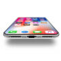 Puha műanyag tok Appl iPhone XS / iPhone X - kék virágok