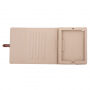 Luxus borító PU bőrből csattal Apple iPad 4 / 3 / 2 - barna