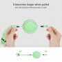 3 az 1-ben tekercselő adatátviteli és töltő kábel USB-A / USB-C / Lightning / micro USB - iPhone / iPad / iPod / AirPods - 1 m - piros