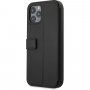 Karl Lagerfeld Heads flip cover borító - iPhone 12 Pro Max - fekete