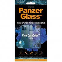 PanzerGlass ClearCase antibakteriális tok - Apple iPhone 12 Pro Max - kék