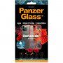 PanzerGlass ClearCase antibakteriális tok - Apple iPhone 12 Pro Max - piros