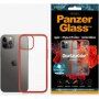 PanzerGlass ClearCase antibakteriális tok - Apple iPhone 12 Pro Max - piros