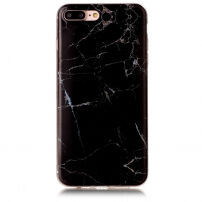 Műányag védő tok Apple iPhone 8 Plus / 7 Plus - fekete márvány