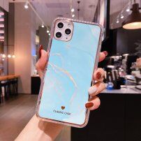 Ütésálló márvány mintás tok - iPhone 11 Pro - világoskék