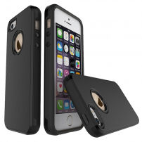Védő tok Apple iPhone SE (2016) / 5S / 5 - fekete
