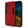 Tartós védőtok állvánnyal - iPhone 11 Pro - piros