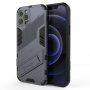 Tartós védőtok állvánnyal - iPhone 12 Pro - szürke