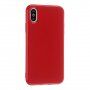 Védő szilikon tok iPhone X / XS - piros