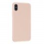 Védő szilikon tok iPhone XS Max - világas rózsaszín
