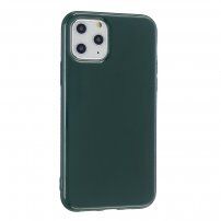 Védő szilikon tok iPhone 11 Pro Max - sötétzöld