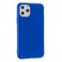 Védő szilikon tok iPhone 11 Pro Max - királykék