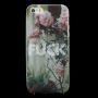 Védő tok puha műanyagból Apple iPhone SE (2016) / 5 / 5S - FUCK