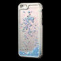 Védő tok folyékony flitterekkel Apple iPhone 6 / 6S - világoskék flitterek