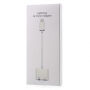 Redukció lightning és jack 3.5 konektorral töltéshez és zenehallgatáshoz egyszerre mert iPhone - fehér